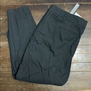 NWT, loft plus flocked dot skinny pants, size 20